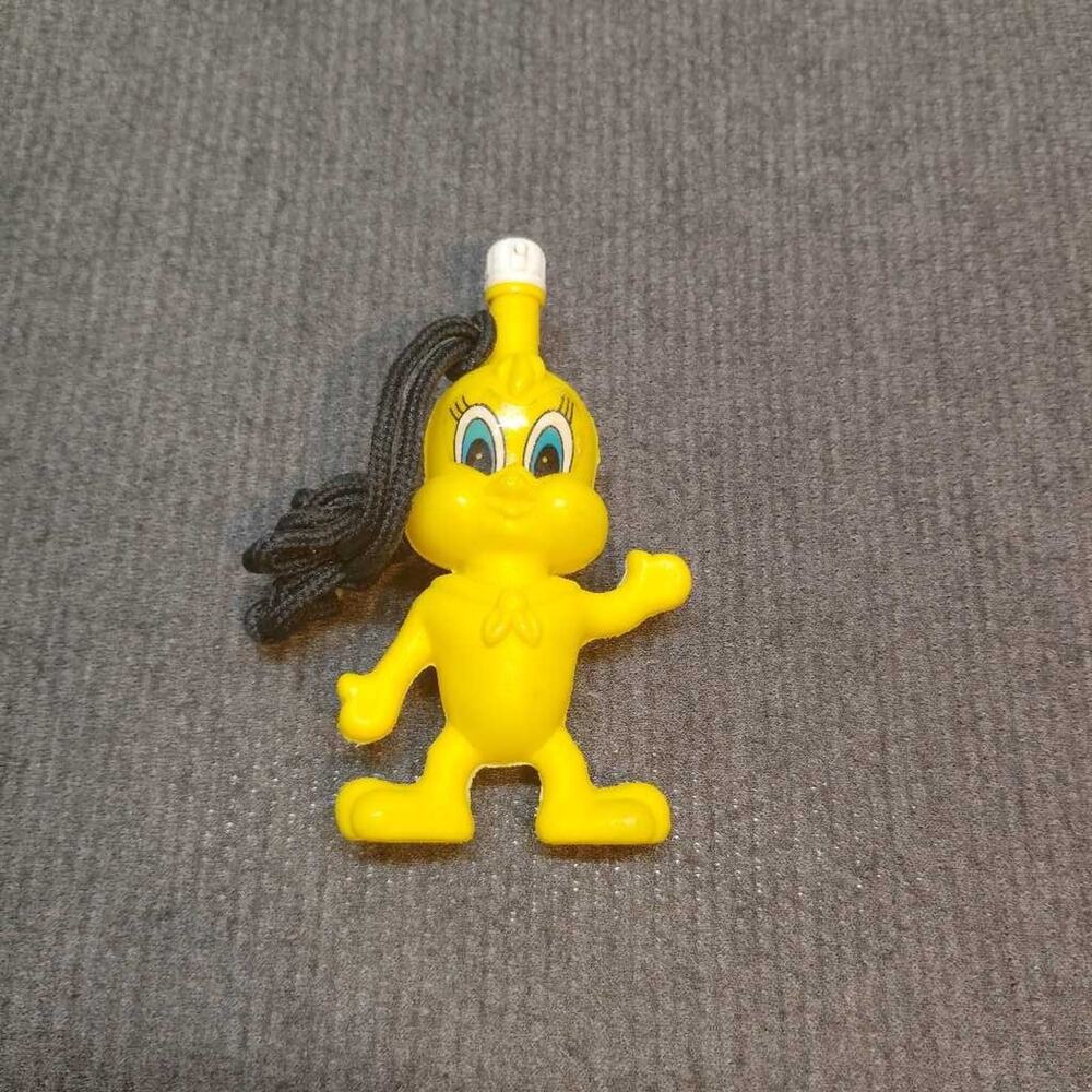 Looney Tunes Tweety Bird Vinyl Figure Keychain Charm 1997 Collectible Toy
